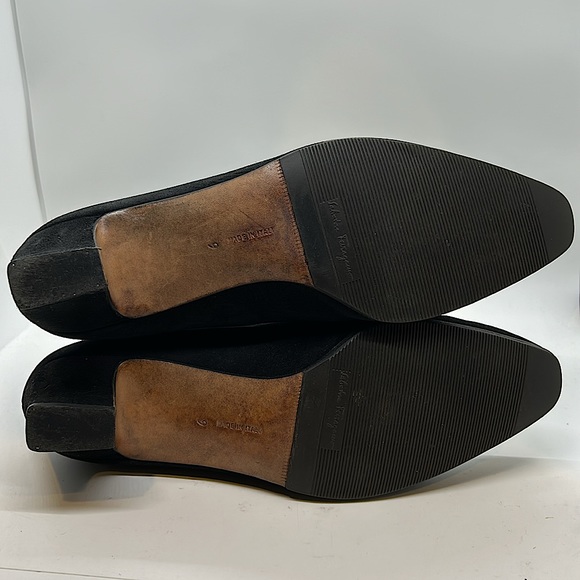 Salvatore Ferragamo Sexy Black Suede Ankle Boots Booties Shoes **Size 9** 🔥🔥 - Picture 7 of 7